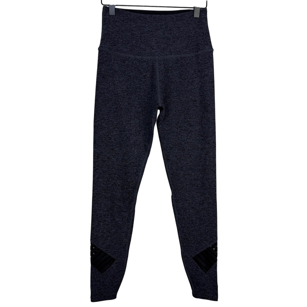 Beyond Yoga Womens Space Dye High Waisted Mesh Panel Leggings Gray L